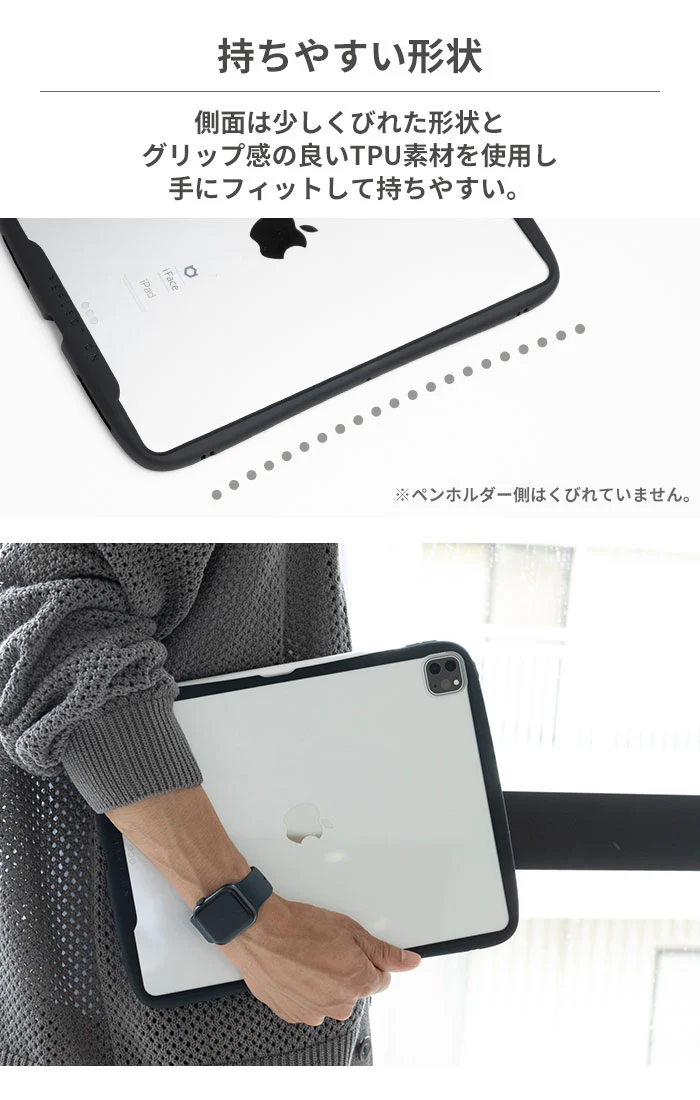 [iPad Pro 11inch(第2/第3/第4世代)専用]iFace Reflection  透明/クリアケース - Image 8