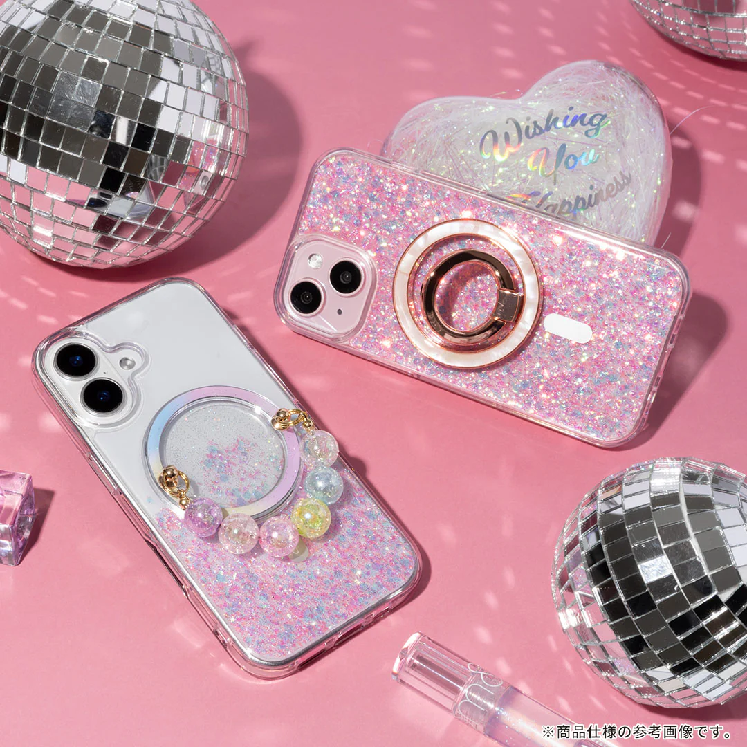 [iPhone 16/15/14/13専用]PHONEAR twinkle MagSafe対応 グリッターiPhoneケース - Image 6